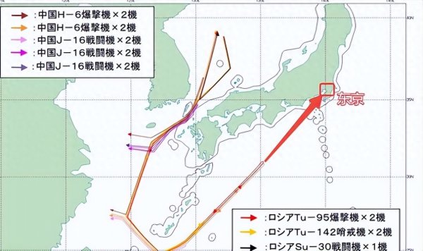 中俄11次联合巡航逼近日韩, 中方全体系军机亮剑, 美日如坐针毡!